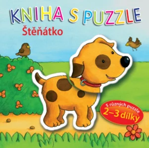 Kniha s puzzle: Štěňátko