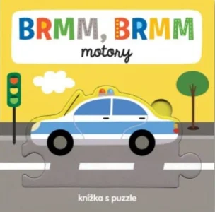 Knížka s puzzle: BRMM, BRMM motory