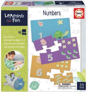 Vzdělávací puzzle a hra Learning is Fun: Čísla