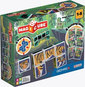 Magnetické kostky Magicube Zvířata z džungle 