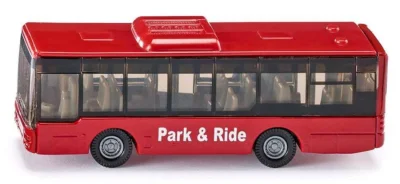 Městský autobus červený