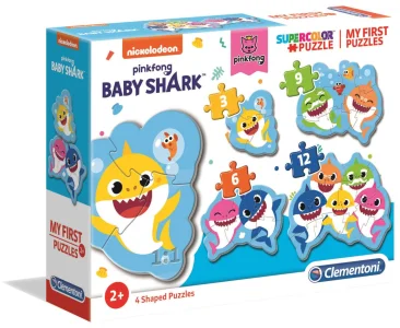 Moje první puzzle Baby Shark 4v1 (3,6,9,12 dílků)