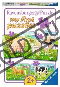 Moje první puzzle Farma se zvířátky 4v1 (2,4,6,8 dílků)