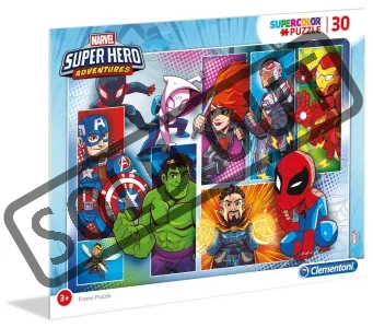 Puzzle Marvel Super Hero Adventures: Superhrdinové 30 dílků