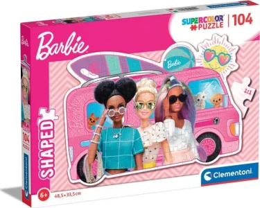 Obrysové puzzle Barbie 104 dílků