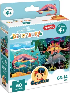 Panoramatické puzzle Dinosauři 60 dílků