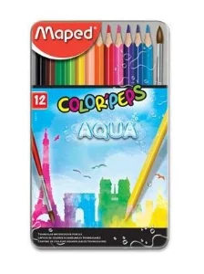 Pastelky Aqua Color'Peps 12ks + štětec