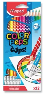 Pastelky Color'Peps Oops s pryží 12ks
