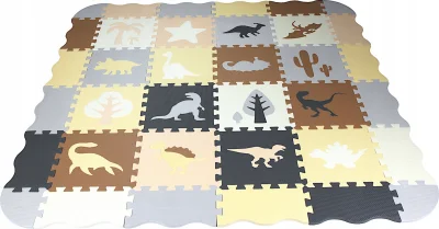 Pěnové puzzle Dinosauři s okraji (28x28)