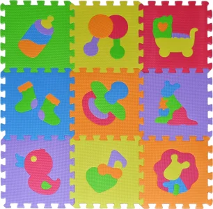 Pěnové puzzle Hračky (28x28)