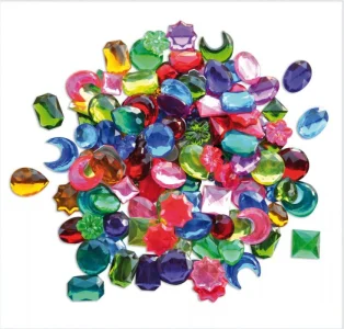 Mix barevných kamínků 250 ks