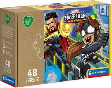 Play For Future Puzzle Marvel Super Hero Adventures 3x48 dílků