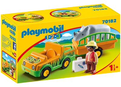 PLAYMOBIL® 1.2.3. 70182 Převoz nosorožce