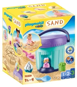PLAYMOBIL® 1.2.3./Sand 70339 Sada na písek Pekařství 