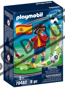 PLAYMOBIL® Soccer 70482 Národní hráč Španělsko