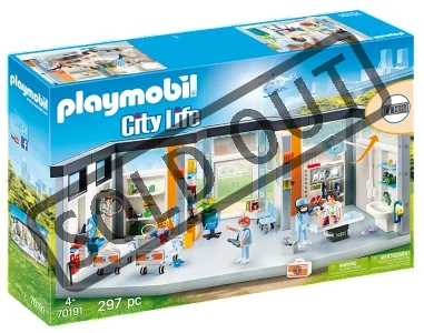 PLAYMOBIL® City Life 70191 Nemocnice s vybavením