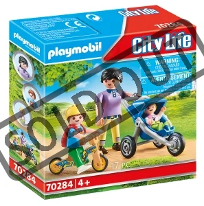 PLAYMOBIL® City Life 70284 Maminka s dětmi 