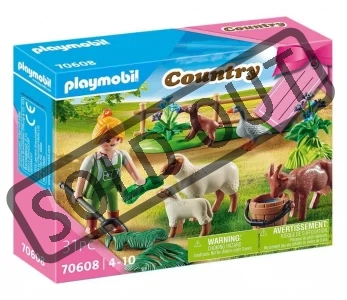 PLAYMOBIL® Country 70608 Dárkový set Farmářka se zvířaty