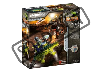 PLAYMOBIL® Dino Rise 70626 Saichania: Obrana robota bojovníka