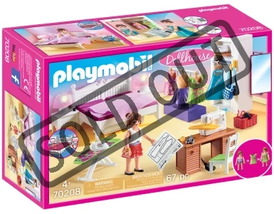 PLAYMOBIL® Dollhouse 70208 Ložnice s šicím strojem