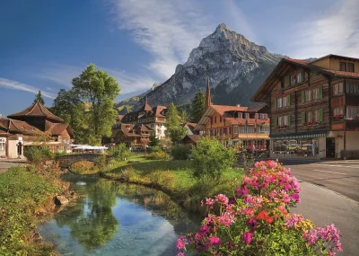Puzzle Alpy v létě 2000 dílků