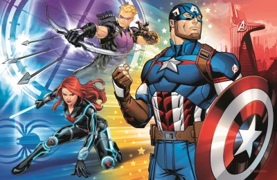 Puzzle Avengers: Kapitán Amerika 54 dílků