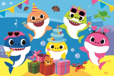 Puzzle Baby Shark: Oslava MAXI 24 dílků