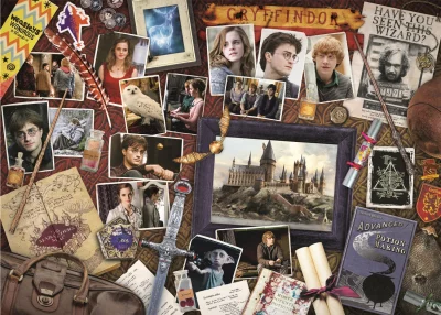 Puzzle Harry Potter: Vzpomínky na Bradavice 500 dílků