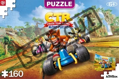 Puzzle Crash Team Racing Nitro-Fueled 160 dílků
