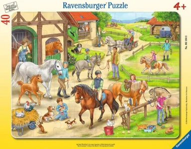 Puzzle Den na ranči 40 dílků