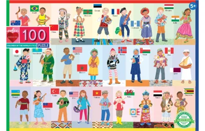 Puzzle Děti z celého světa 100 dílků 