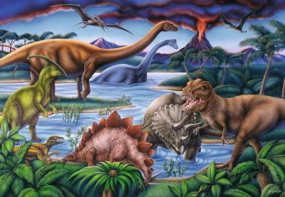 Puzzle Dinosauři 35 dílků