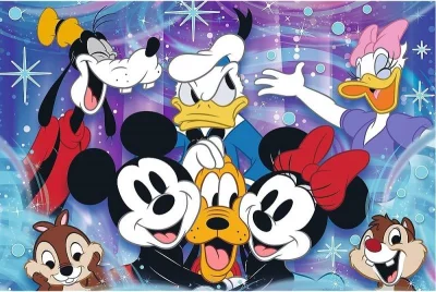 Puzzle Disney 100 let: Zábava v Disney Worldu 100 dílků