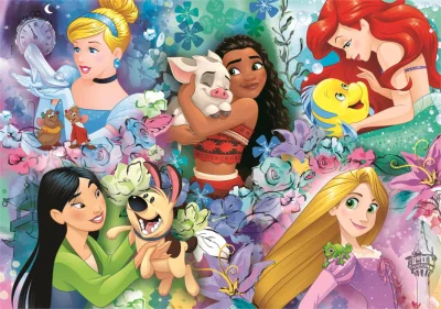 Puzzle Disney princezny 60 dílků