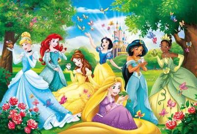 Puzzle Disney princezny MAXI 60 dílků