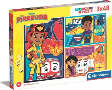 Puzzle Firebuds 3x48 dílků