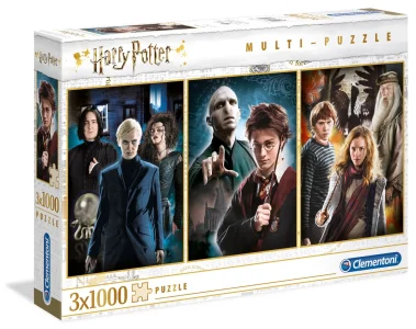 Puzzle Harry Potter 3x1000 dílků