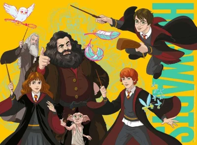 Puzzle Harry Potter: Mladý čaroděj XXL 100 dílků