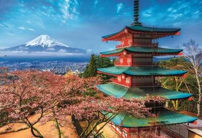 Puzzle Hora Fuji, Japonsko 1500 dílků