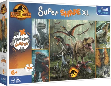 Puzzle Super Shape XL Jurský svět: Neobvyklí dinosauři 160 dílků