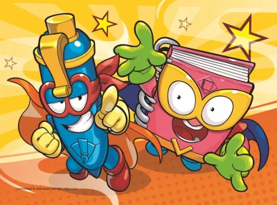 Puzzle Kid Kazoom a Super Zings: Připraveni 20 dílků
