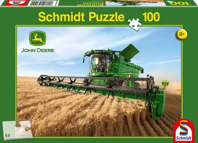 Puzzle Kombajn John Deere S690 100 dílků