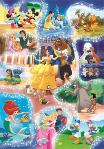 Puzzle Disney: Je čas tančit 104 dílků
