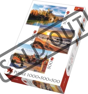 Puzzle Krásy Polska 1000 + 500 + 500 dílků