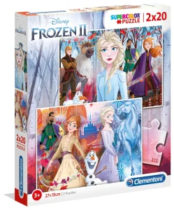 Puzzle Ledové království 2, 2x20 dílků