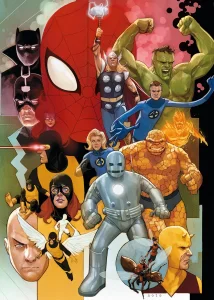 Puzzle Marvel 80 let, 1000 dílků
