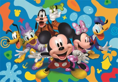Puzzle Mickey a přátelé 104 dílků