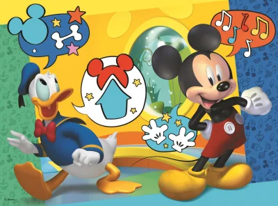 Puzzle Mickey Mouse a Kačer Donald 30 dílků
