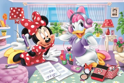 Puzzle Minnie a Daisy 160 dílků