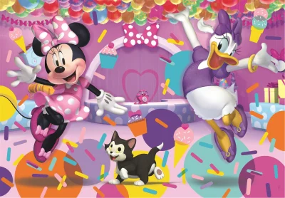 Puzzle Minnie a Daisy 104 dílků